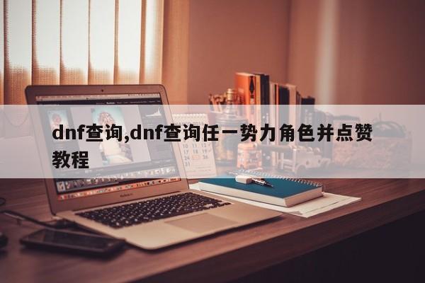 dnf查询,dnf查询任一势力角色并点赞教程