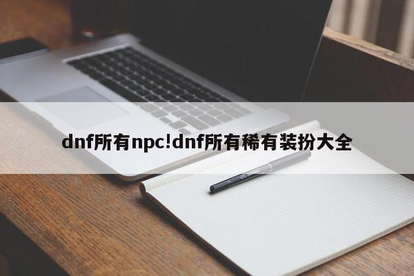 dnf所有npc!dnf所有稀有装扮大全