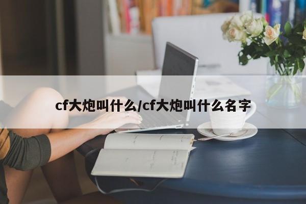 cf大炮叫什么/cf大炮叫什么名字