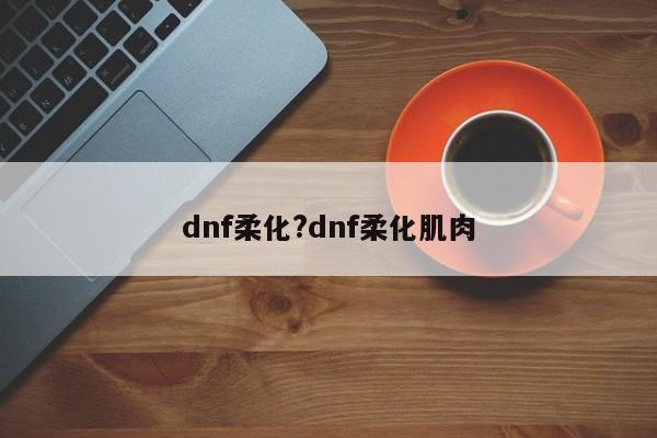 dnf柔化?dnf柔化肌肉